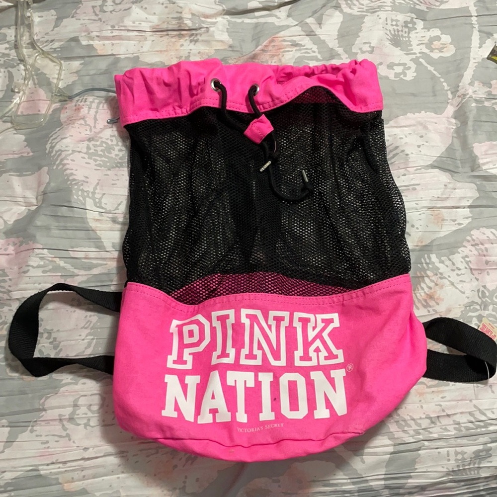 Victoria’s Secret pink sheer back pack